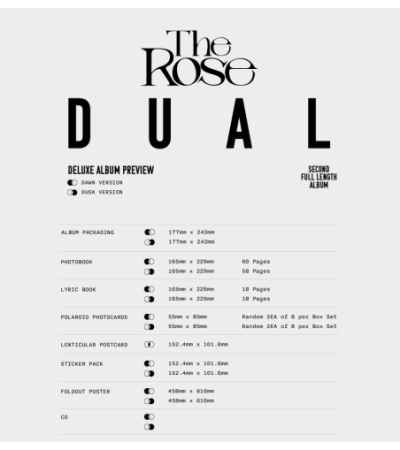 ROSE, THE - DUAL - DELUXE BOX ALBUM DUSK VER.