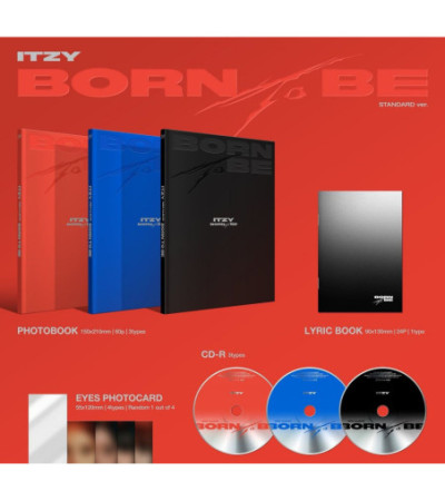 ITZY - BORN TO BE - STANDARD A VER. RED