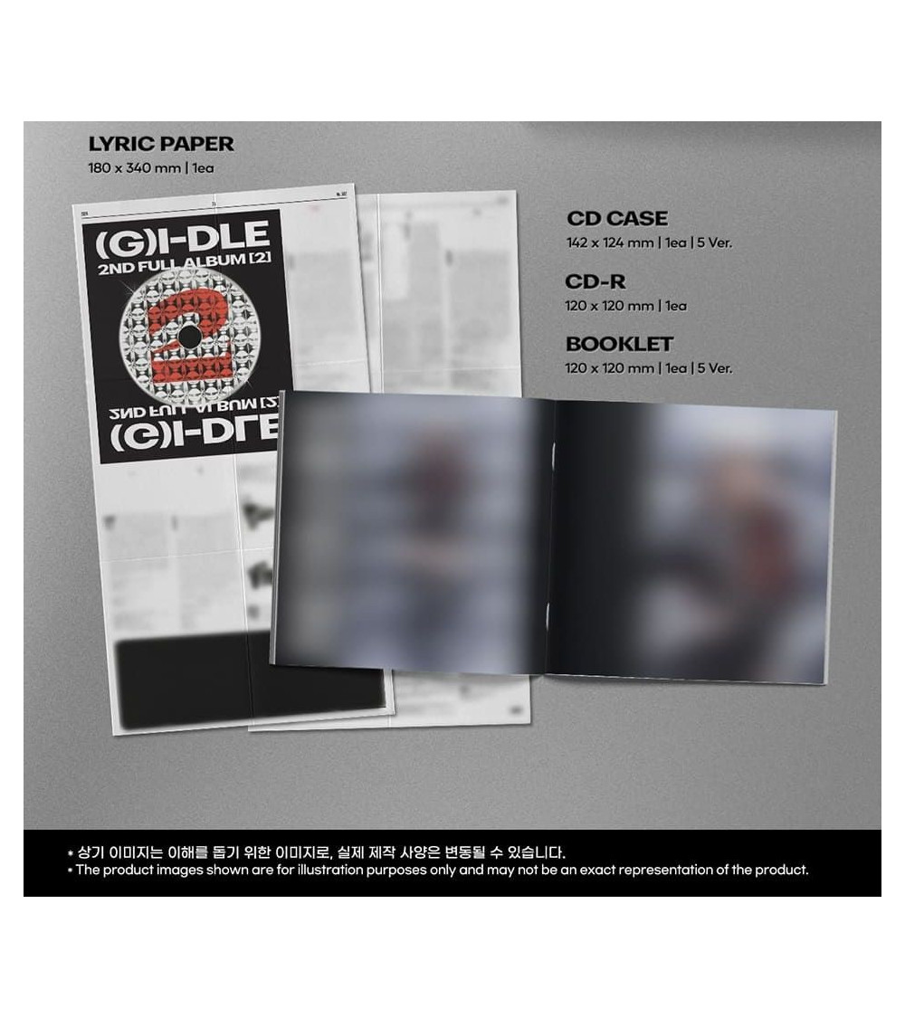 (G)I-DLE CD ⑨ G)I-DLE - [I FEEL] (6th Mini Album JEWEL CASE MIYEON Version