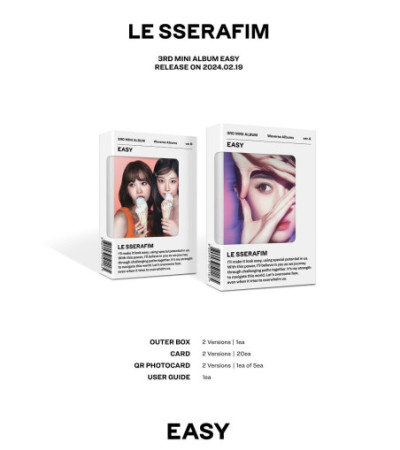 LE SSERAFIM - EASY - WEVERSE ALBUMS VER.