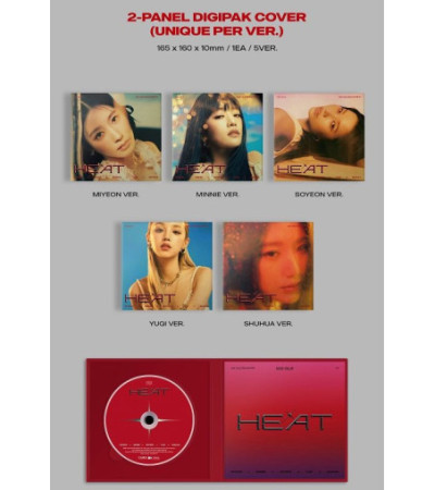 (G)I-DLE - HEAT - DIGIPAK MEMBER VER. SOYEON