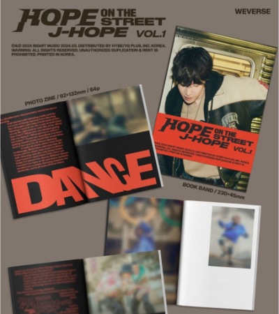 J-HOPE [BTS] - HOPE ON THE STREET VOL.1 - WEVERSE ALBUMS VER.