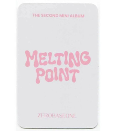 KARTA: ZEROBASEONE - MELTING POINT - KIM GYU-VIN VER.