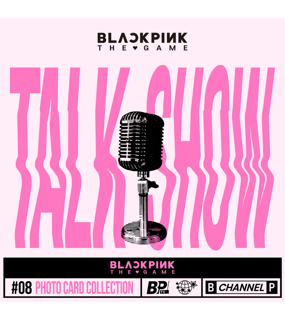 BLACKPINK - THE GAME (PHOTOCARD COLLECTION) - TALK SHOW VER.