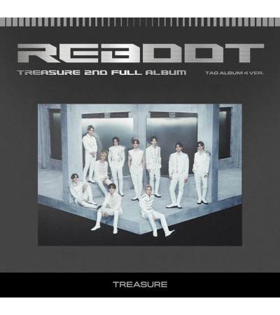 TREASURE - REBOOT - YG TAG ALBUM GRAY VER.