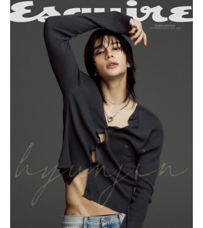 MAGAZYN: ESQUIRE OCTOBER 2024 - STRAY KIDS HYUNJIN VER. 1