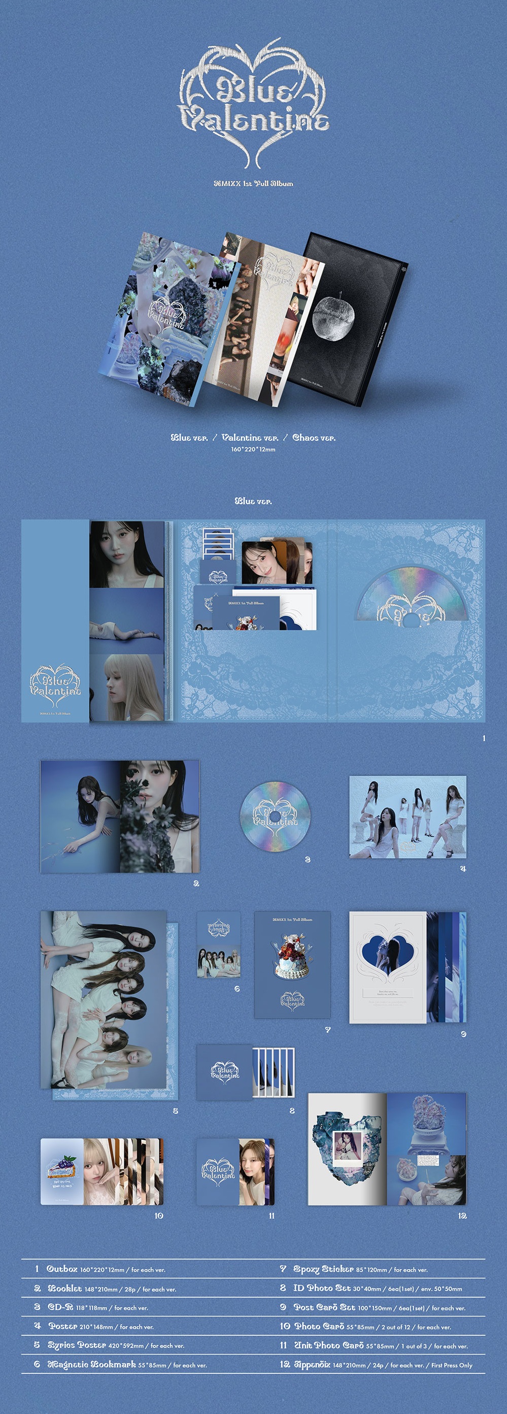 NMIXX - BLUE VALENTINE - BLUE VER.