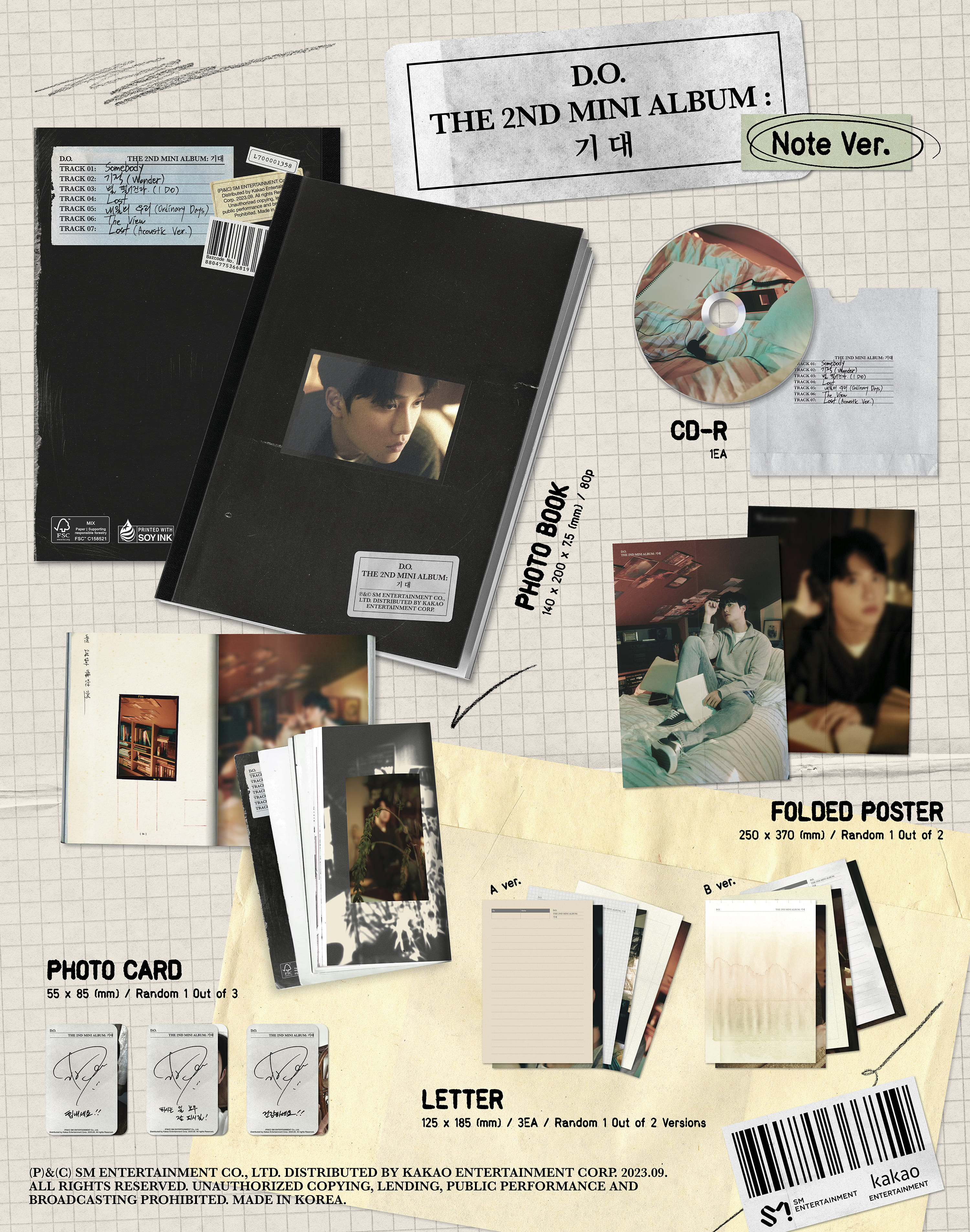 DOH KYUNG SOO (D.O.) [EXO] - 기대 EXPECTATION - NOTE VER. / na zamówieni
