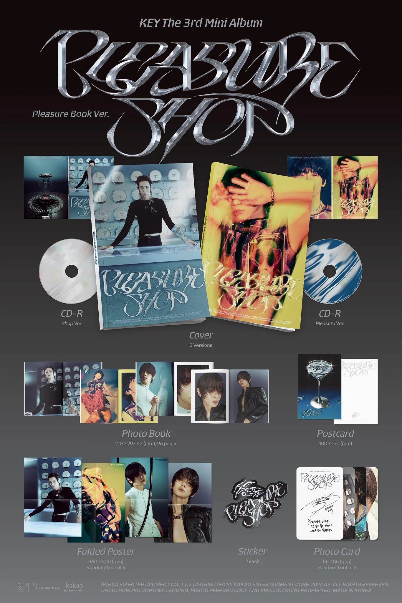 K-POP・アジア pleasure shop shinee key book ver 2 Album KEY Pleasure Shop (Glass Package Ver.) – Kpopowo.pl