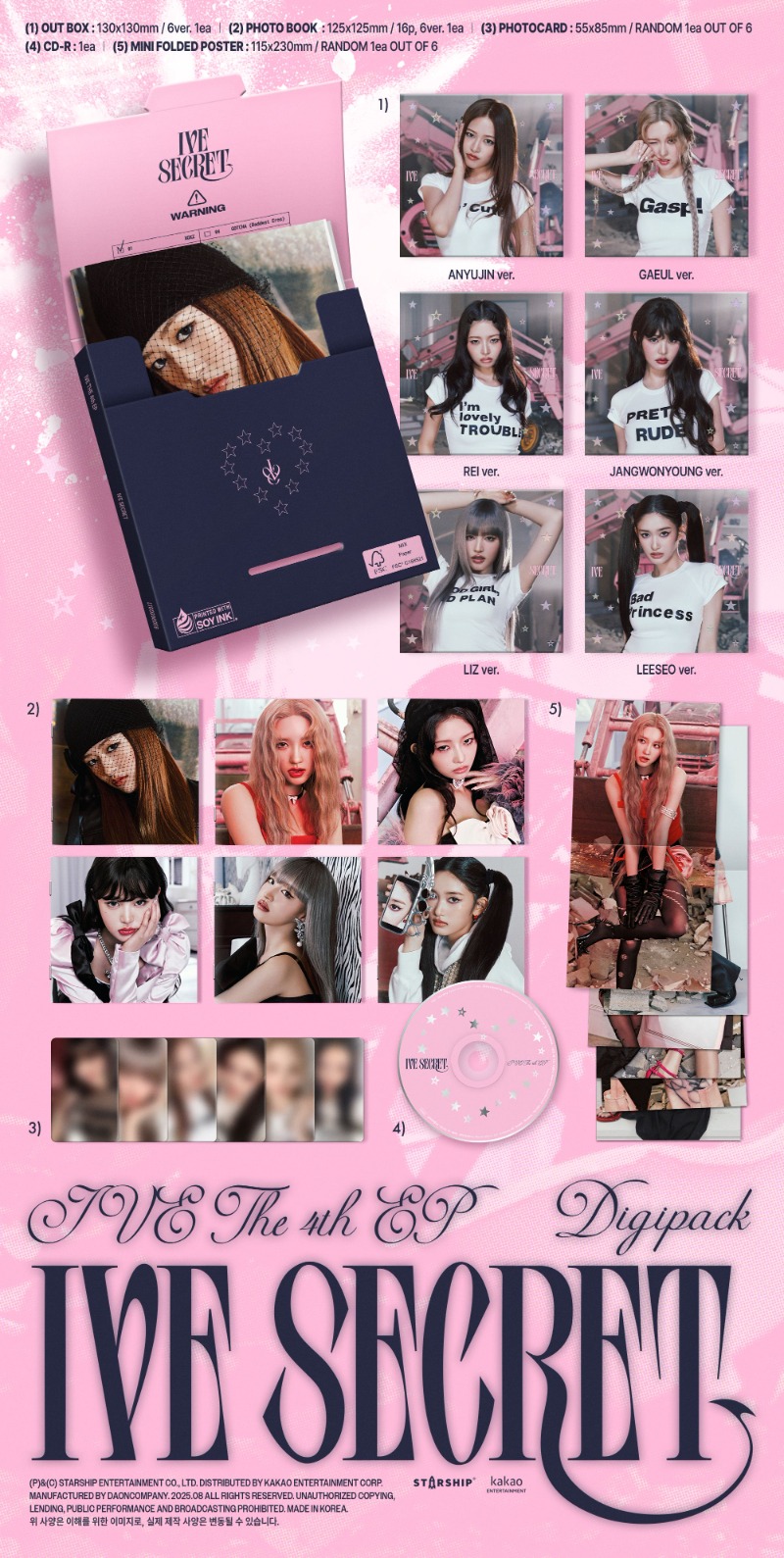 IVE - IVE SECRET - LIMITED DIGIPACK VER.